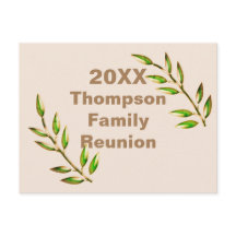 安価なファミリ懇親会発表招待状