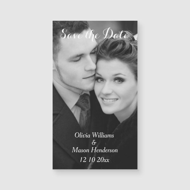 安価な写真Date Magnetを保存 (正面)