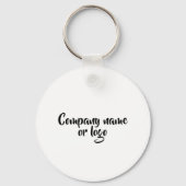 安価な感謝してい会社の宣伝マーケティング キーホルダー (裏面)