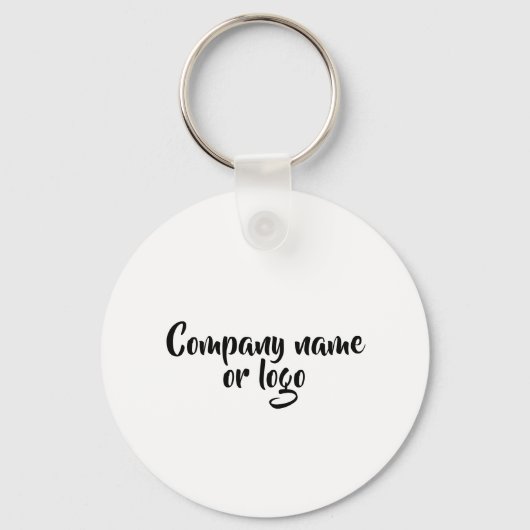 安価な感謝してい会社の宣伝マーケティング キーホルダー (裏面)
