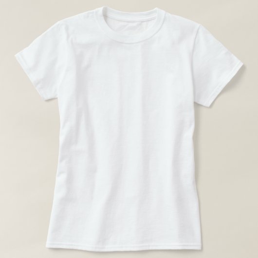 安価な白人 Tシャツ (デザイン正面)