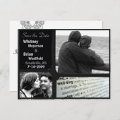 安価な結婚式招待状フォトポストカード 案内ポストカード (正面/裏面)