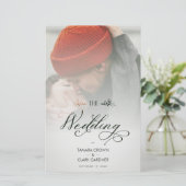 安価な高級品シック透明結婚度の写真 (スタンド正面)