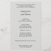 安価な高級品シック透明結婚度の写真 (裏面)