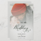 安価な高級品シック透明結婚度の写真 (正面/裏面)