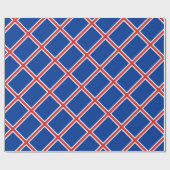 安価! アイスランドの旗 ラッピングペーパー (フラット)