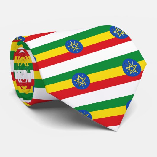 安価! エチオピアの旗 ネクタイ (ロール)