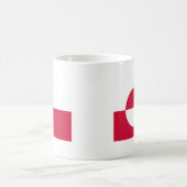 安価! グリーンランドの旗 コーヒーマグカップ (中央)