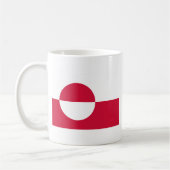安価! グリーンランドの旗 コーヒーマグカップ (左)