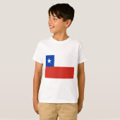 安価! チリの旗 Tシャツ (正面フル)