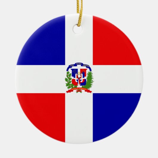 安価! ドミニカ共和国 セラミックオーナメント (正面)