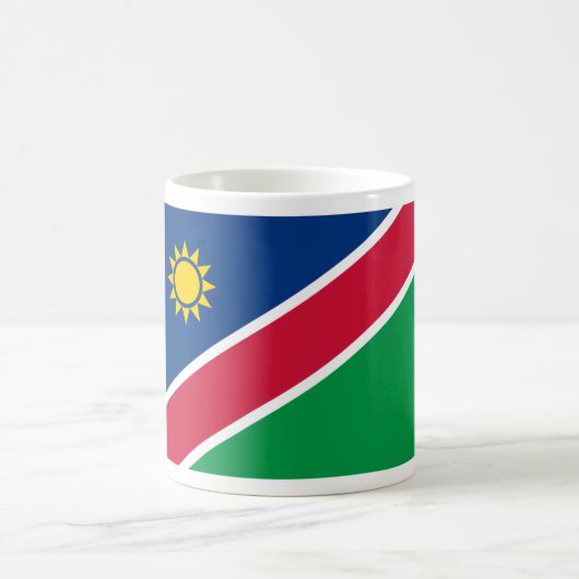 安価! ナミビアの旗 コーヒーマグカップ (中央)
