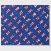 安価! ニュージーランドの旗 ラッピングペーパー (フラット)