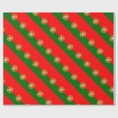 安価! ポルトガルの旗 ラッピングペーパー (フラット)