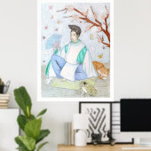 安倍晴明オリジナルのアートワーク ポスター (ホームオフィス)