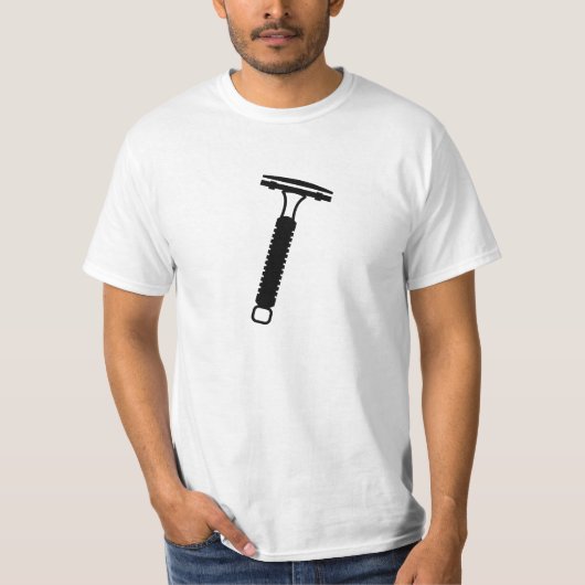 安全かみそりのティー2 -ライト Tシャツ (正面)