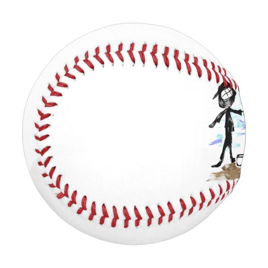 安全だ！ 野球ボール (正面左)