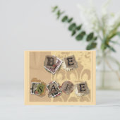 安全である ポストカード (スタンド正面)