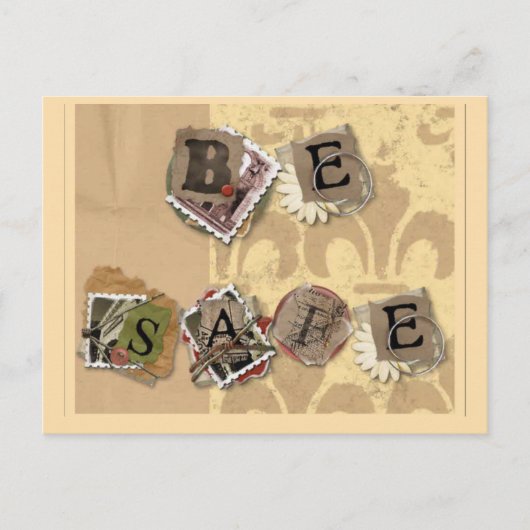 安全である ポストカード (正面)