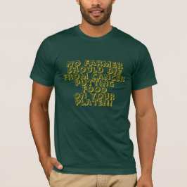 安全で健康な農家のTシャツ Tシャツ