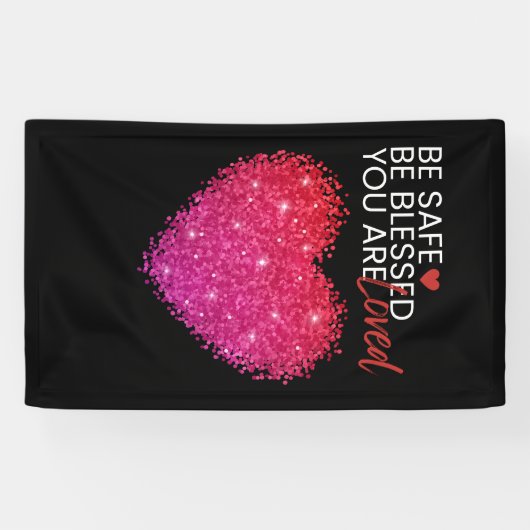 安全で愛され賛美ている®ブランド 横断幕 (横)