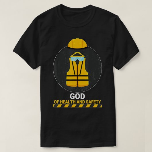 安全と健康のための世界初の日 Tシャツ (デザイン正面)