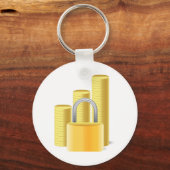 安全なお金 キーホルダー (正面)