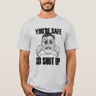 安全なそう締められたワイシャツです Tシャツ