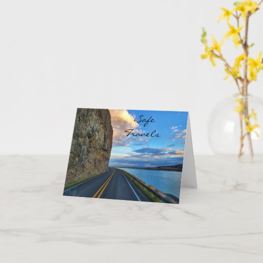 安全なトラベル1 カード (黄色い花)