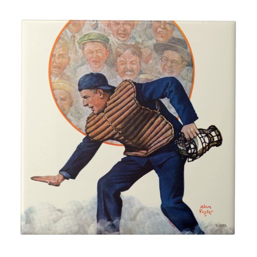 安全なプレート タイル (正面)