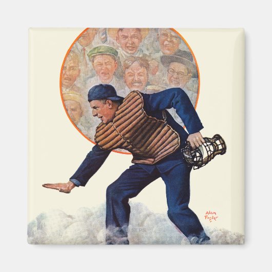 安全なプレート マグネット (正面)