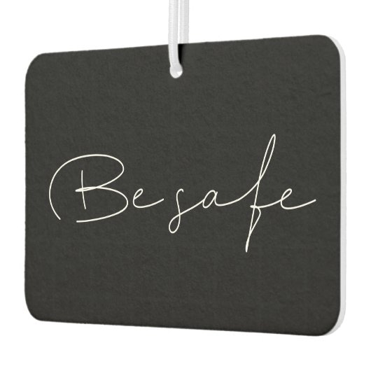 安全なメッセージカスタムを最小限に抑える カーエアーフレッシュナー (左)