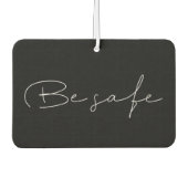 安全なメッセージカスタムを最小限に抑える カーエアーフレッシュナー (正面)