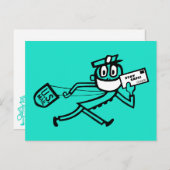 安全なメールキャリア ポストカード (正面/裏面)