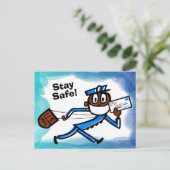 安全なメールキャリア ポストカード (スタンド正面)