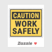 安全な作業に注意 シール (シート)