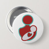 安全な労働および配達を促進して下さい 缶バッジ (正面&裏面)