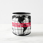 安全な地図を描くことを常に練習して下さい、Projを…使用して下さい マグカップ (中央)