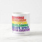 安全な宇宙のマグ コーヒーマグカップ (中央)