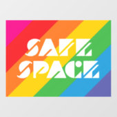 安全な宇宙 ウィンドウサイン (シート)