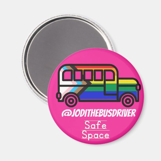 安全な宇宙 マグネット (正面/裏面)