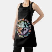 安全な宇宙LGBTQフレンドリープライドサポ誇りを持ったート エプロン (インサイチュ)