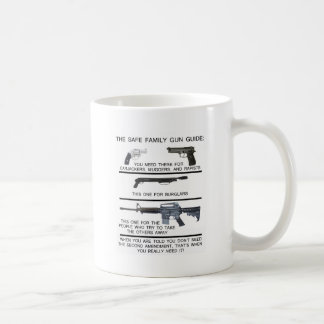 安全な家族銃ガイド コーヒーマグカップ