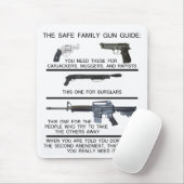 安全な家族銃ガイド マウスパッド (マウス)