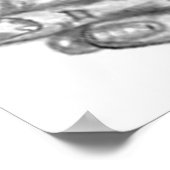 安全な彼の手のオリジナルのアートワークD.ボッグス ポスター (角)