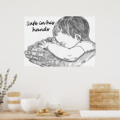 安全な彼の手のオリジナルのアートワークD.ボッグス ポスター (キッチン)