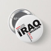 安全な徹夜のボタン(黒いロゴと) 缶バッジ (正面&裏面)