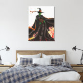 安全な旅の魔女 キャンバスプリント (インサイチュ (寝室))