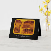 安全な旅をする カード (黄色い花)