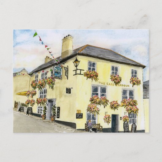 『安全な港』はがき ポストカード (正面)